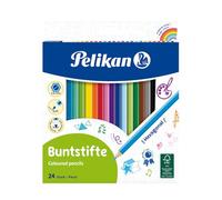 Pelikan Boîte de 24 Crayons de couleur 17,5 cm Assortis