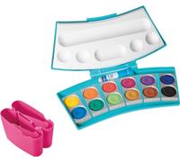 Pelikan boîte de couleurs couvrante ProColor 735 12 couleurs turquoise/rose