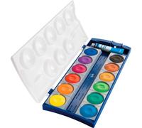 Pelikan boîte d'encre opaque Schul Standard K12 12 couleurs incl. 7,5 ml de blanc opaque
