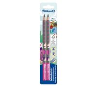 Pelikan Büro 811170 Schreiblernbleistift Combino pink 2er Blister