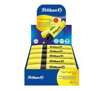Pelikan Büro 814089 Textmarker 490, Leuchtgelb, 10 Stück Faltschachtel