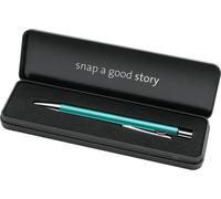 Pelikan Büro 824972 Pelikan Stylo à bille Snap Metallic K10 Étui métallique turquoise