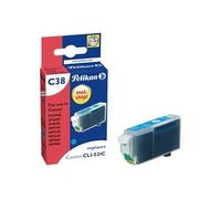 Pelikan C38 - Cyan - compatible - cartouche d'encre (alternative pour : Canon CLI-521C) - pour Canon PIXMA iP4700, MP540, MP550, MP560, MP620, MP630,