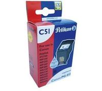 Pelikan C51 - 16 ml - noir - compatible - remanufacturé - cartouche d'encre (alternative pour : Canon PG-512) - pour Canon PIXMA MP230, MP252, MP270, MP280, MP282, MP495, MP499, MX350, MX360, MX410, M