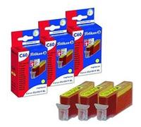 Pelikan c57 multi pack de 3 cartouche encre 4111203 remplace canon cli-551y xl