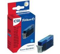Pelikan C58 - cyan - cartouche d'encre (alternative for: Canon CLI-551C) G