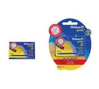 PELIKAN - cartouches d'encre "griffix" pour stylo roller blister, couleur: bleu contenu: 2 boîtes pliantes de 5 pièces chacun (960575) Bleu G