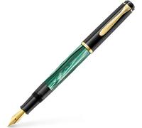Pelikan Classic M200 Stylo à piston vert marbré/or M (moyen)