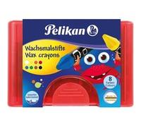 Pelikan Crayon de cire épais 665/8, rond, résistant à l'eau, G