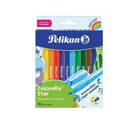 Pelikan 822299 Felt tip pens, Letter Print, Pack of 10