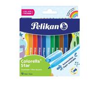Pelikan crayon de couleur colorella star 12 pcs boîte en carton