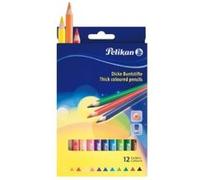 Pelikan crayons de couleur ?pais bsd12dn, ?tui de 12 carton 724039 G