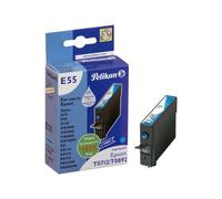 Pelikan E55 - 9 ml - cyan - compatible - cartouche d'encre (alternative pour : Epson T0712) - pour Epson Stylus D120, DX9400, SX105, SX205, SX405, SX600; Stylus Office B40, BX300, BX600