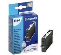 Pelikan E64 - 12 ml - noir - compatible - cartouche d'encre - pour Epson Stylus SX230, SX235, SX430, SX438; WorkForce WF-3520, 3530, 3540, 7015, 7515, 7525 G
