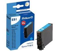 Pelikan E81 - 7 ml - cyan - compatible - cartouche d'encre (alternative pour : Epson T1812) - pour Epson Expression Home XP-212, 215, 225, 312, 315, 322, 325, 412, 415, 422, 425 G