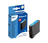 Pelikan E81 Cyan - Cartouche d'encre 7ml - 686 pages - Compatibilité Epson Expression Home XP-102, 215, 225, 312, 315, 322, 325, 412