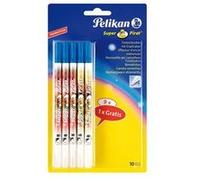 Pelikan Super Pirat Effaceurs Pointes Fine Sheriff , Paquet de 10 Pièces
