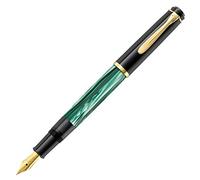 Pelikan Elegance Stylo plume de luxe Souverain M200 Pointe Moyenne Noir/Vert