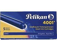 Pelikan Encre 4001 Boîte de 10 Etuis de 5 Cartouche d'encre GTP/5 Rouge brillant