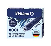 Pelikan Encre 4001 Boîte de 10 Etuis de 6 Cartouche d'encre TP/6 Bleu Noir