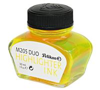 Pelikan encre M205 pour stylos-plume jaune néon, 30ml