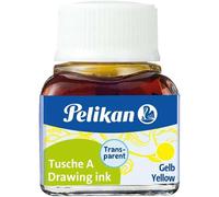 Encre de chine pelikan tire-lignes plumes dessinateur pinceaux couleur jaune flacon 10ml