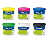 Pelikan Ensemble De Pinceaux à Tempera 6 Couleurs 40ml