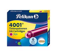 PELIKAN Etui de 6 cartouches d'encre 4001 TP/6 Rose