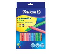 Pelikan feutre colorella duo étui carton 12 pièces