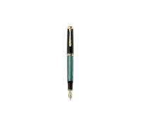 Pelikan Premium Stylo plume de luxe Souverain M600 Pointe Moyenne Noir/Vert