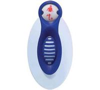 PELIKAN - Gomme Design "griffix" , bleu pour crayon, design ergonomique avec grip, avec bouton amovible - pour collecter et échanger (621904) G