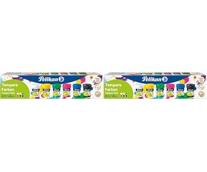 Pelikan - Gouaches Tempera, 6 Couleurs, 25Ml (Lot de 2)