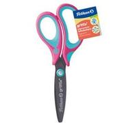 Pelikan griffix Ciseaux d'écolier ronds, 1 pièce, ciseaux de bricolage pour droitiers, pour le bricolage à l'école, ciseaux pour enfants en SweetBerry (LovelyPink)