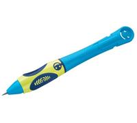 Pelikan griffix - Crayon à pression pour gaucher - Avec mine HB - Bleu fluo - 1 pièce