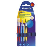Pelikan griffix kit de démarrage pour pinceaux scolaires 3 pièces