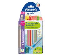 Pelikan Griffix Lot de 10 crayons de couleur dans une boîte pliante
