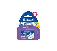 Pelikan Griffix Pack de 2 Etuis de 5 Cartouches d'encre Bleu pour Roller/KM5
