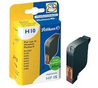 Pelikan H10 - 42 ml - noir - compatible - cartouche d'encre (alternative pour : HP 15) - pour HP Deskjet 81X; Digital Copier 310; Officejet 51XX, v30, v45; psc 500, 720, 750, 760, 950 G
