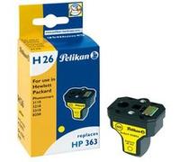 Pelikan H26 - 6 ml - jaune - compatible - cartouche d'encre (alternative pour : HP 363) - pour HP Photosmart 3110, 3210, 3310, 8200, 8250, C5180, C6180, C7180, D6160, D7160, D7360 G