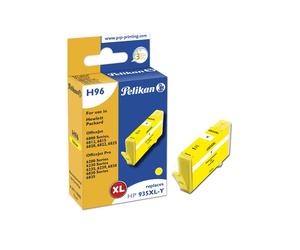 Pelikan H96 Jaune - Cartouche d'encre Compatible XL, 825 pages, Jaune, Remplacement C2P26AE, pour Imprimantes HP, 1 pièce