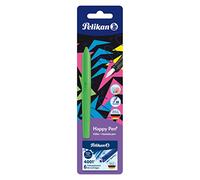 Pelikan Happy Pen Youth Stylo-plume pour droitiers et gauchers avec 6 cartouches d'encre Couleurs assorties (aucune sélection de couleurs possibles)