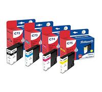 Pelikan Ink Cartridge Replaces Canon PGI-2500XL Multi-Pack B/C/M/Y