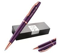 Pelikan Jazz Noble Elegance K36 Stylo à bille personnalisé - Stylos uniques avec nom - Cadeaux personnalisés - Violet