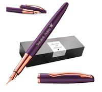 Pelikan Jazz Noble Elegance P36 Stylo-plume avec gravure cadeau, Stylos uniques avec nom, Cadeaux personnalisés, Violet