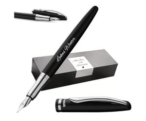 Pelikan Jazz Noble Elegance P36 Stylo-plume avec gravure cadeau, stylos uniques avec nom, cadeaux personnalisés, noir