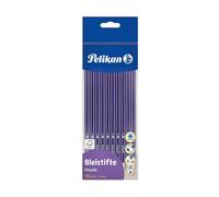 Pelikan Crayons à papier HB 6 pans avec gomme Lot de 10
