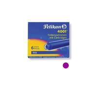 Pelikan Lot De 10 Etuis De 6 Cartouches D'encre 4001 Tp/6 Violet