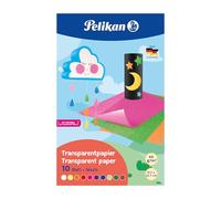 Pelikan Lot de 10 Feuilles de papier transparent non gommé 30 x 18 cm Couleurs Assorties