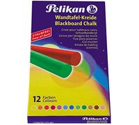 Pelikan Lot de 12 craies de table colorées