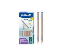 Pelikan Lot De 12 Crayons De Papier Griffix Triangulaire Dureté Hb